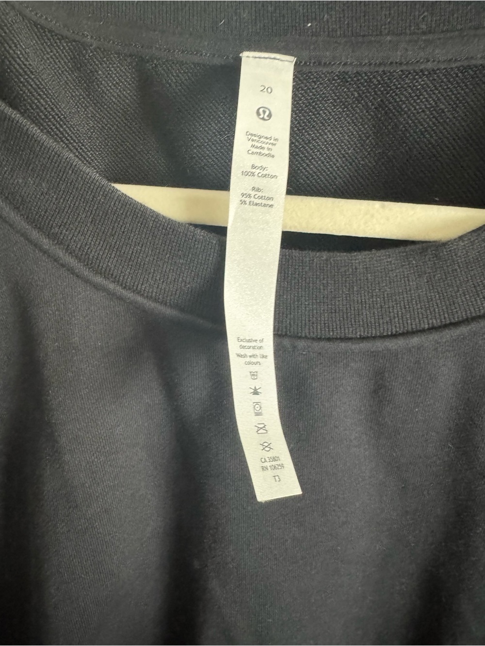 lululemon athletica perfectly oversized crew sweatshirt - Picture 3 of 5